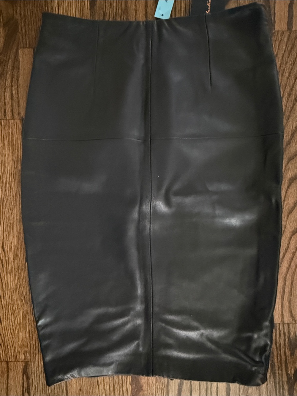 NWT Antonio Melani Classic Leather Pencil Skirt - Women - Picture 4 of 8